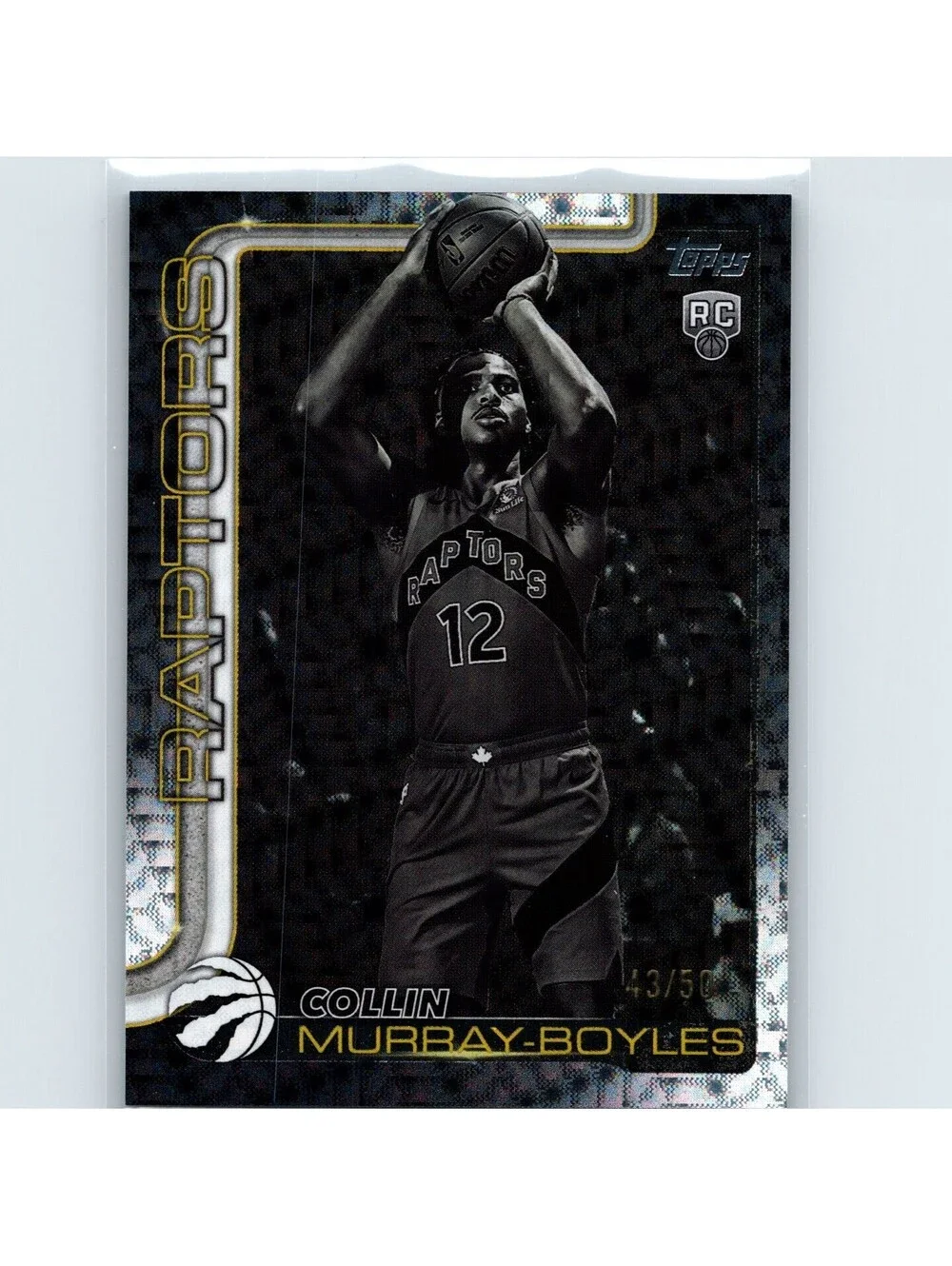2025-26 Topps Collin Murray-Boyles Rookie #209 Flash Drop #/50 Toronto Raptors